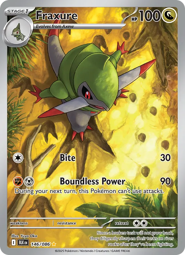 146 Fraxure – Black Bolt