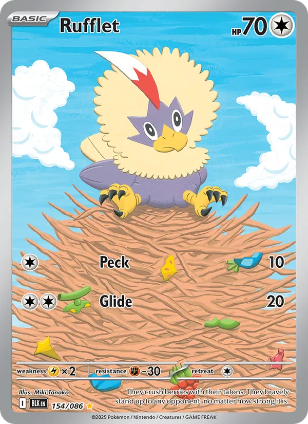 154 Rufflet – Black Bolt