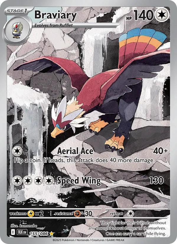 155 Braviary – Black Bolt