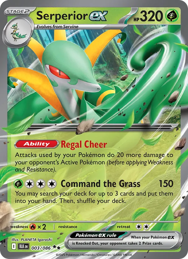 003 Serperior ex – Black Bolt