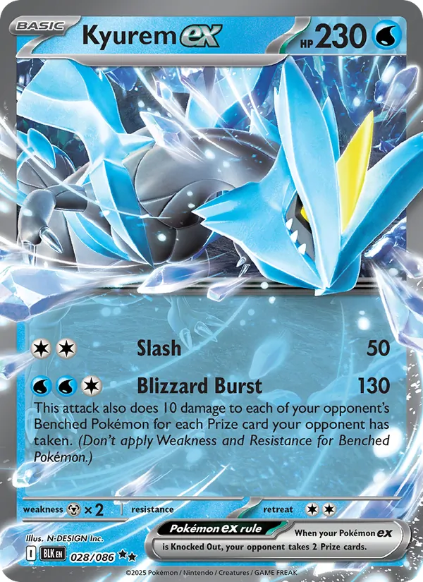 028 Kyurem ex – Black Bolt