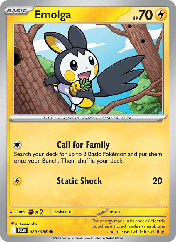029 Emolga – Black Bolt