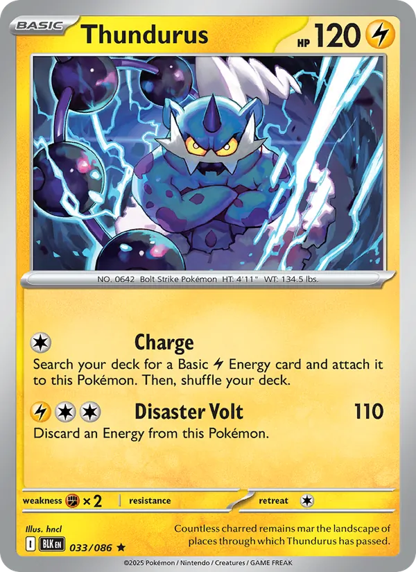 033 Thundurus – Black Bolt