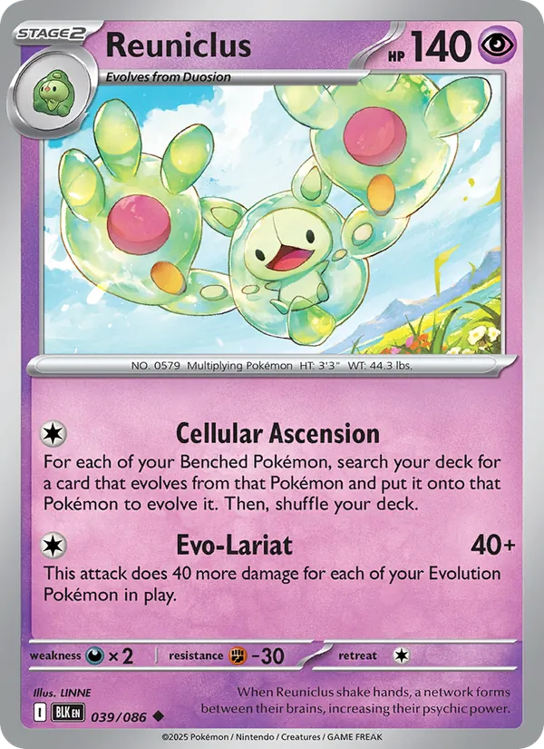 039 Reuniclus – Black Bolt