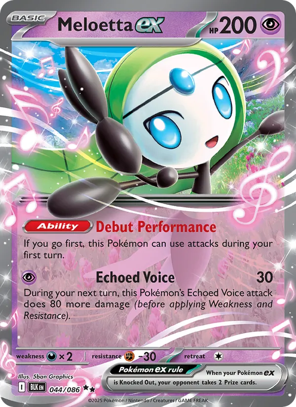 044 Meloetta ex – Black Bolt