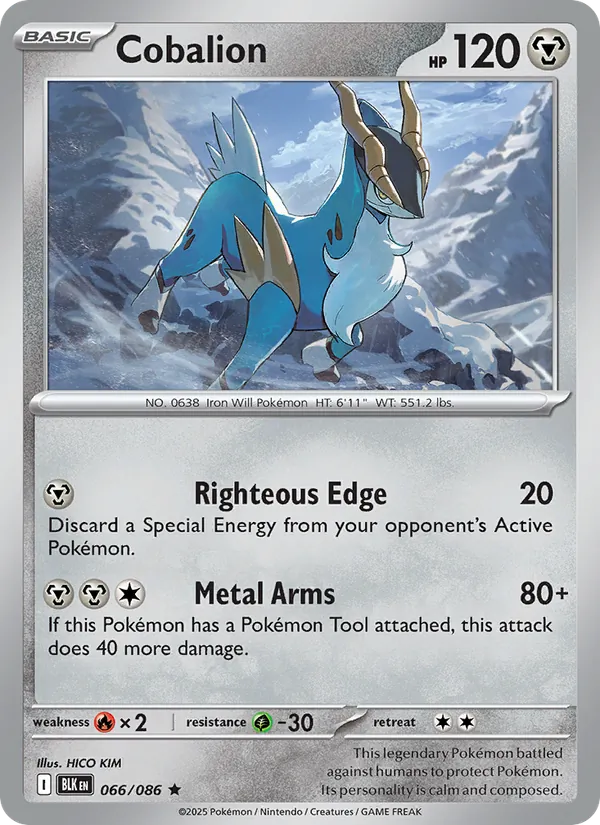 066 Cobalion – Black Bolt