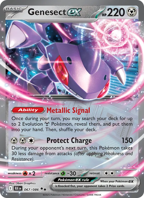 067 Genesect ex – Black Bolt