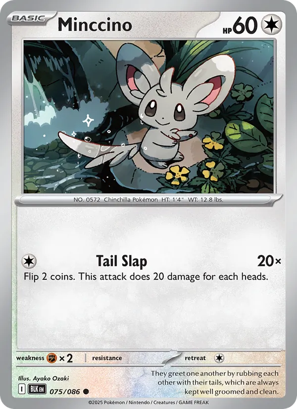 075 Minccino – Black Bolt
