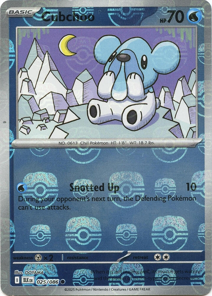 025-MB Cubchoo – Black Bolt