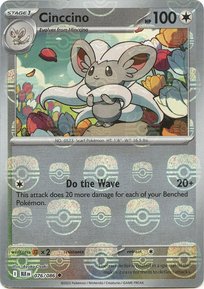 076-MB Cinccino – Black Bolt
