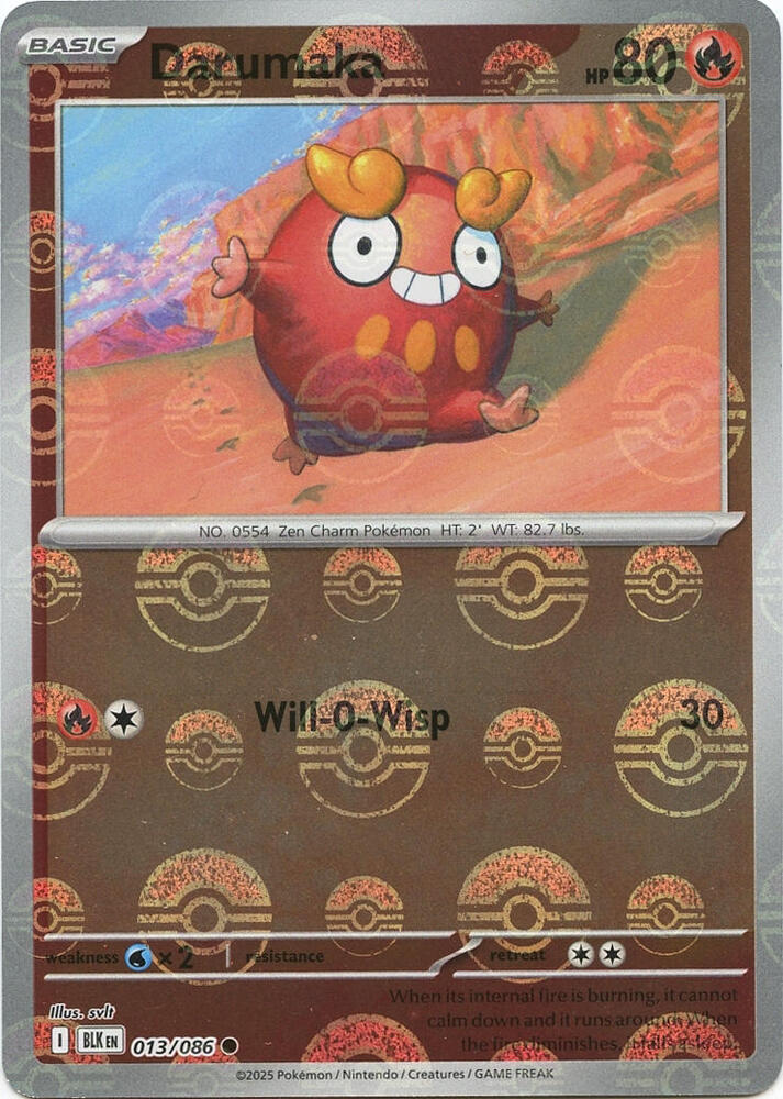 013-PB Darumaka – Black Bolt