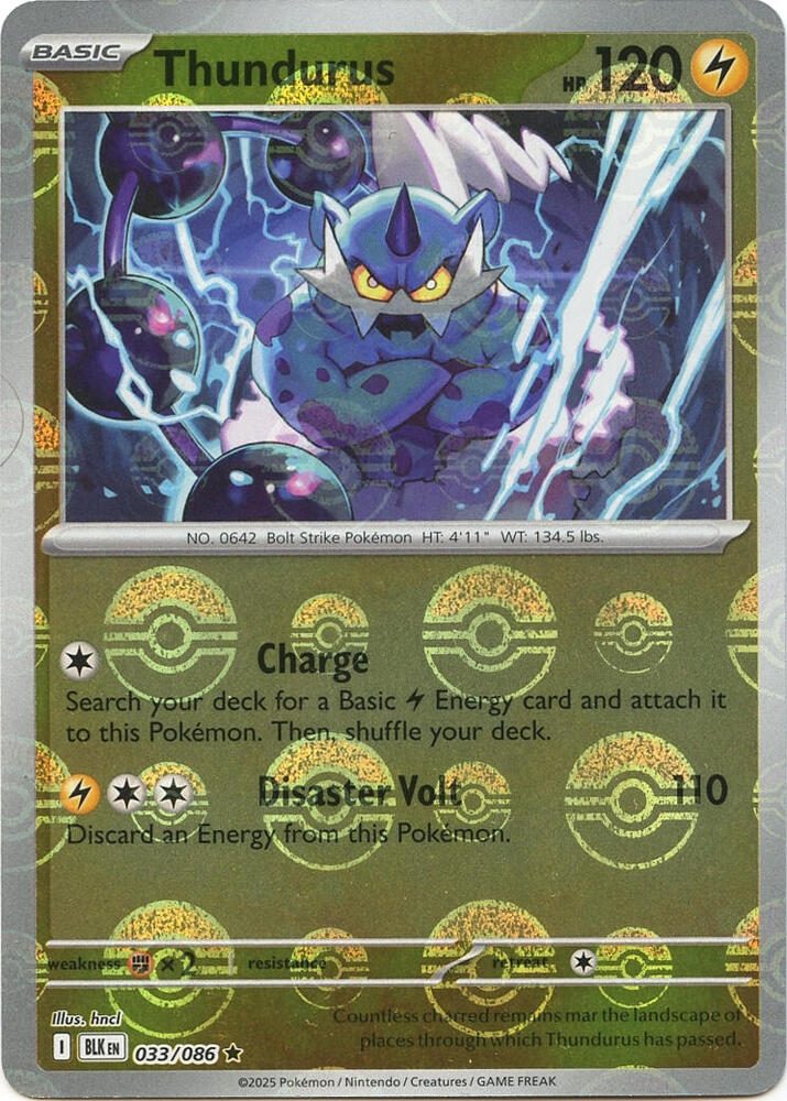 033-PB Thundurus – Black Bolt