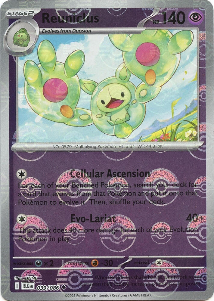 039-PB Reuniclus – Black Bolt