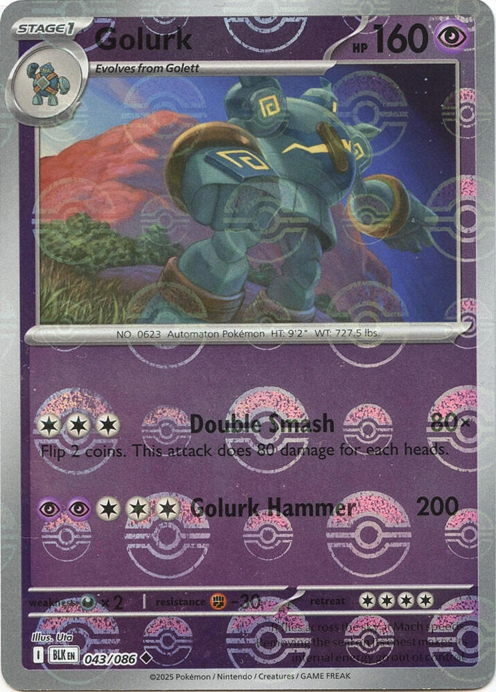 043-PB Golurk – Black Bolt