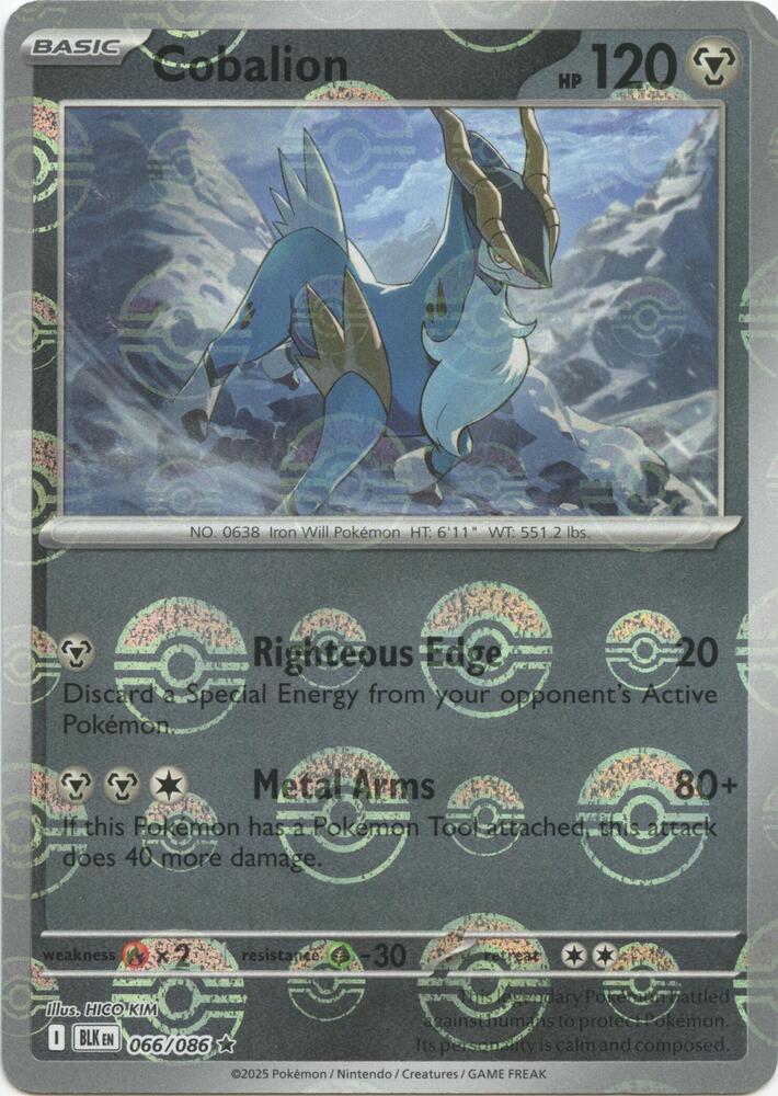 066-PB Cobalion – Black Bolt