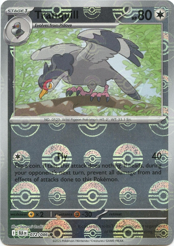 072-PB Tranquill – Black Bolt