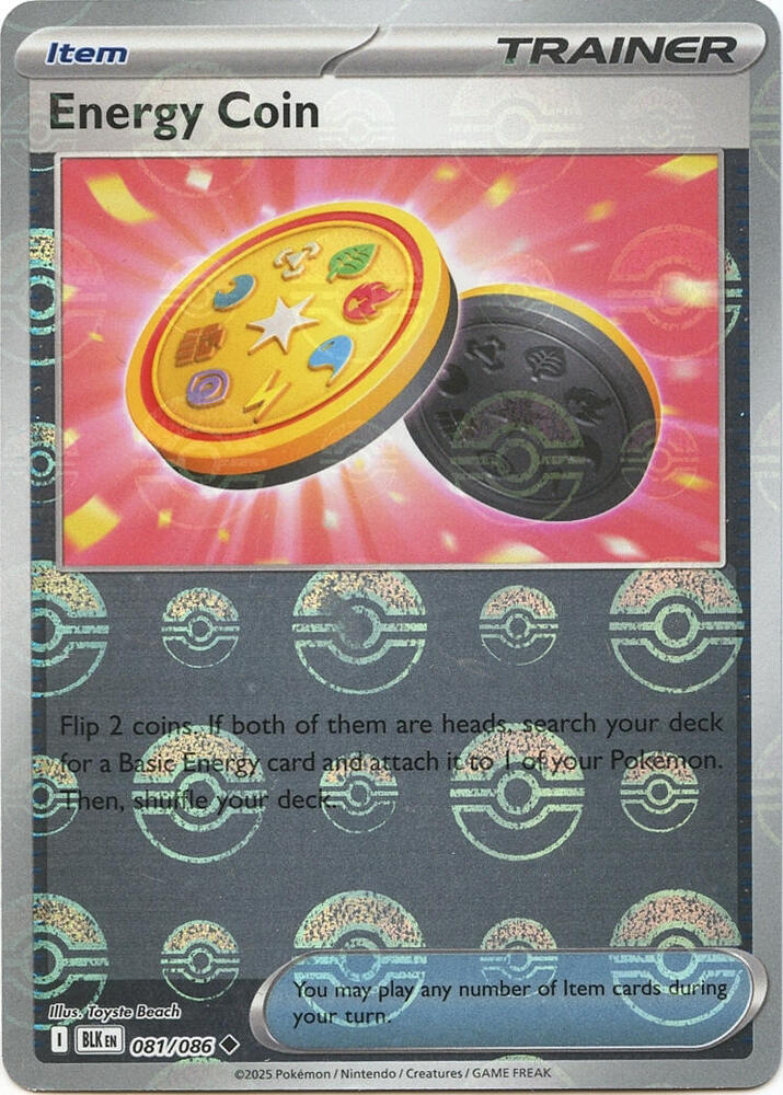 081-PB Energy Coin – Black Bolt