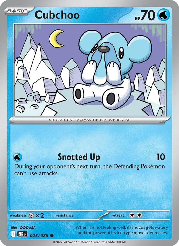 025-RH Cubchoo – Black Bolt