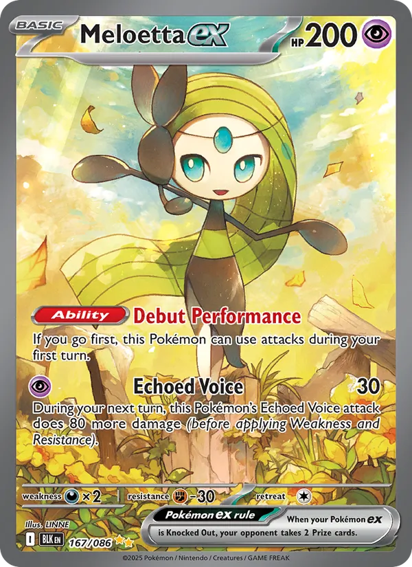 167 Meloetta ex – Black Bolt
