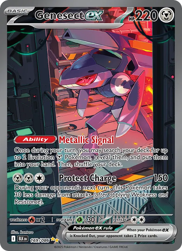 169 Genesect ex – Black Bolt