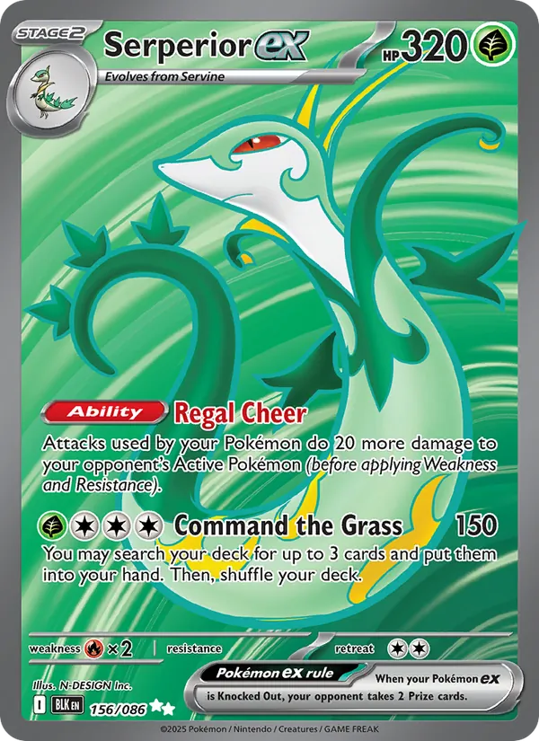 156 Serperior ex – Black Bolt