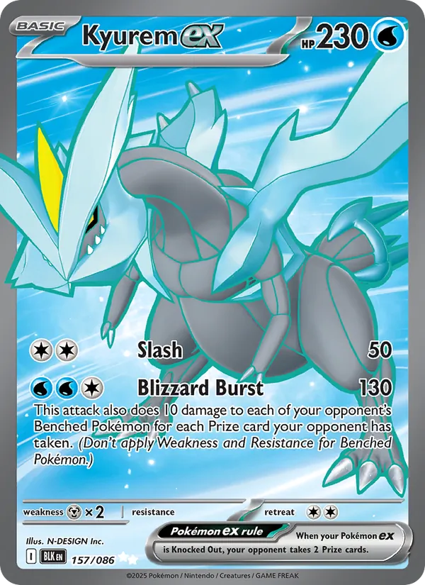 157 Kyurem ex – Black Bolt