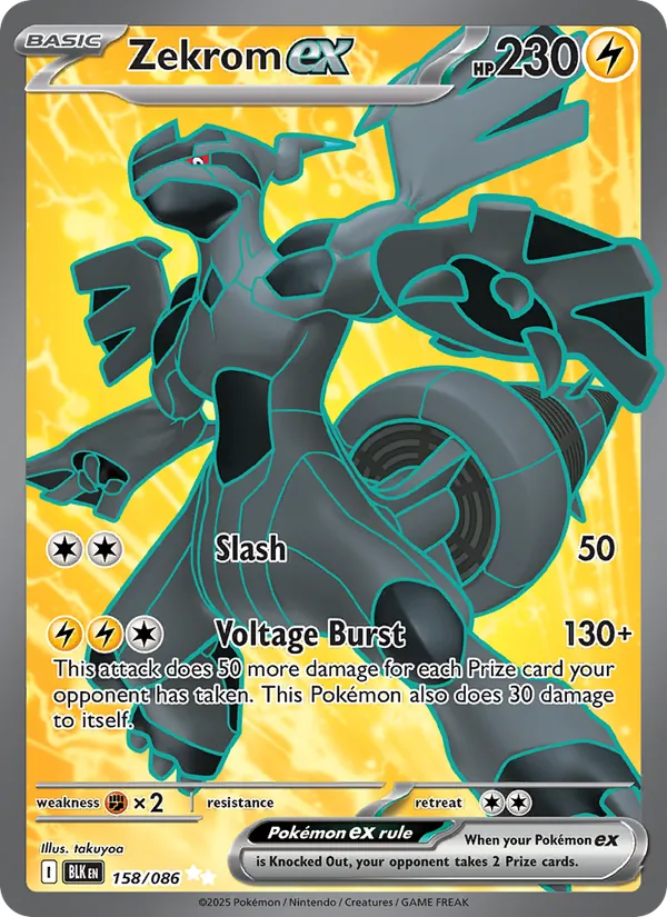 158 Zekrom ex – Black Bolt
