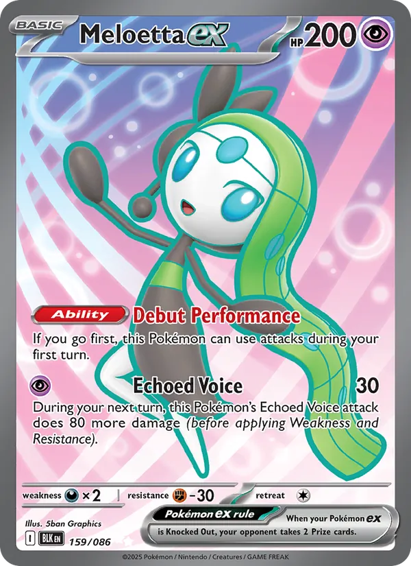 159 Meloetta ex – Black Bolt