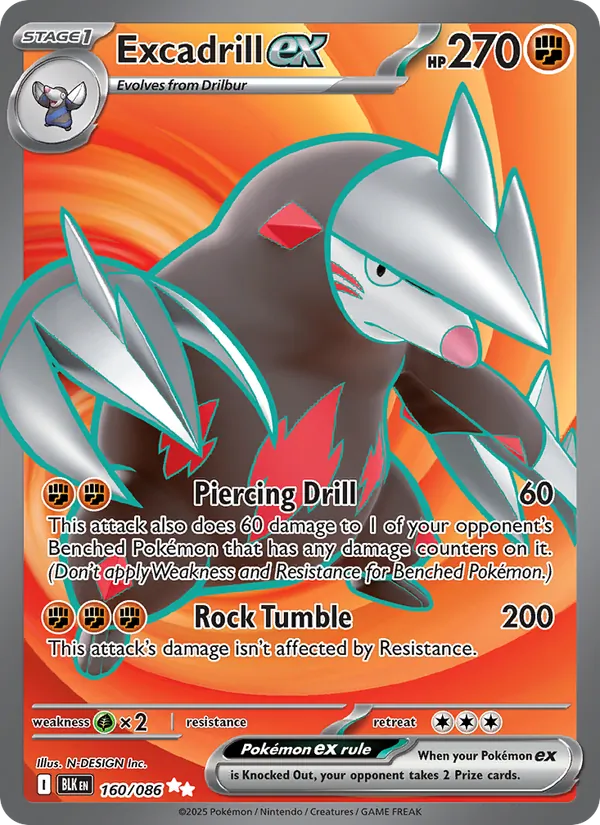 160 Excadrill ex – Black Bolt