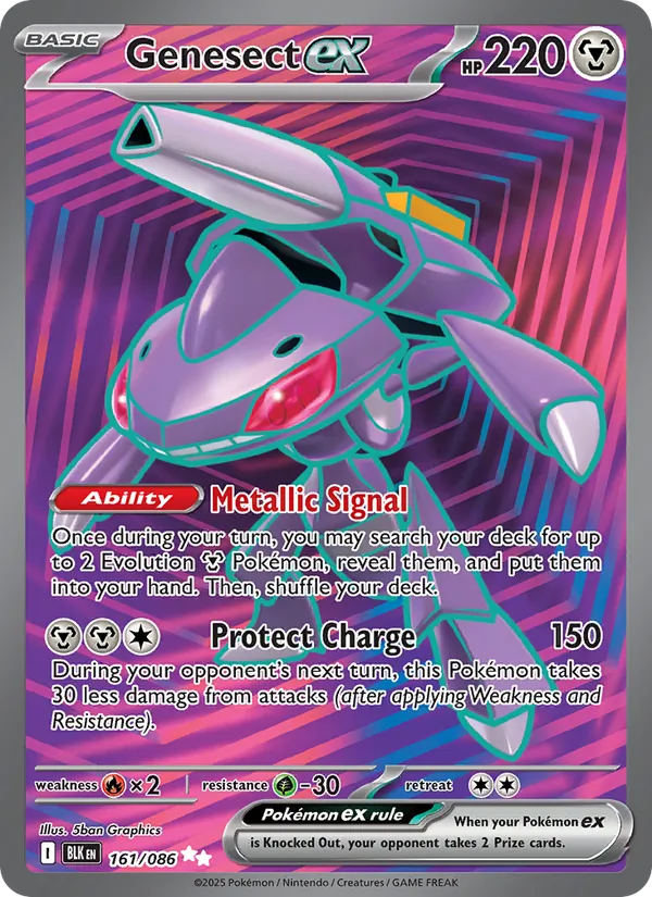 161 Genesect ex – Black Bolt