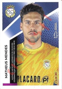 21 Matheus Mendes – Futebol 2025-2026 Panini