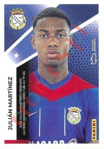 26 Julián Martínez – Futebol 2025-2026 Panini