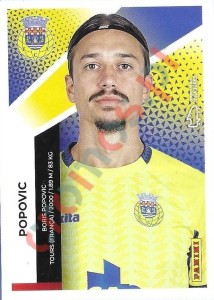 43 Boris Popović – Futebol 2025-2026 Panini