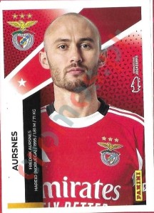 87 Fredrik Aursnes – Futebol 2025-2026 Panini