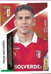 112 Fran Navarro – Futebol 2025-2026 Panini
