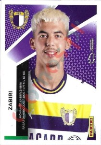 189 Yassir Zabiri – Futebol 2025-2026 Panini