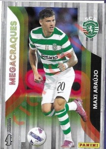 380 Maxi Araujo (Sporting) – Futebol 2025-2026 Panini