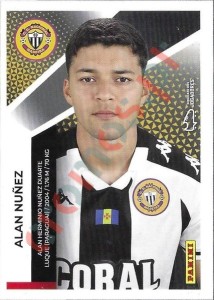 232 Alan Núñez – Futebol 2025-2026 Panini