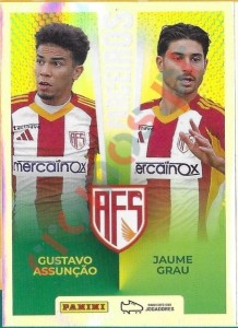 417 Gustavo Assunçao / Jaume Grau (Aves) – Futebol 2025-2026 Panini
