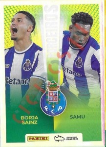 427 Borja Sainz / Samu Aghehowa (Porto) – Futebol 2025-2026 Panini