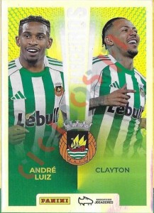 428 André Luiz / Clayton (Rio Ave) – Futebol 2025-2026 Panini