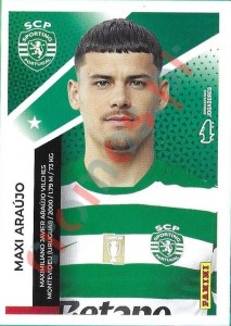 312 Maxi Araújo – Futebol 2025-2026 Panini
