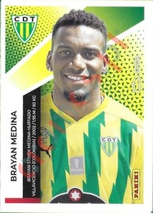 329 Brayan Medina – Futebol 2025-2026 Panini