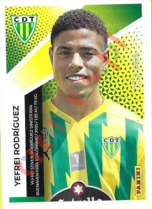 340 Yefrei Rodríguez – Futebol 2025-2026 Panini