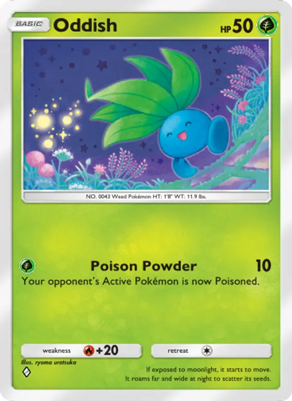 001 Oddish – Wisdom of Sea and Sky