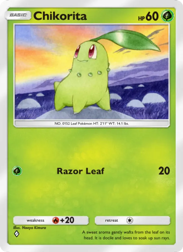 008 Chikorita – Wisdom of Sea and Sky