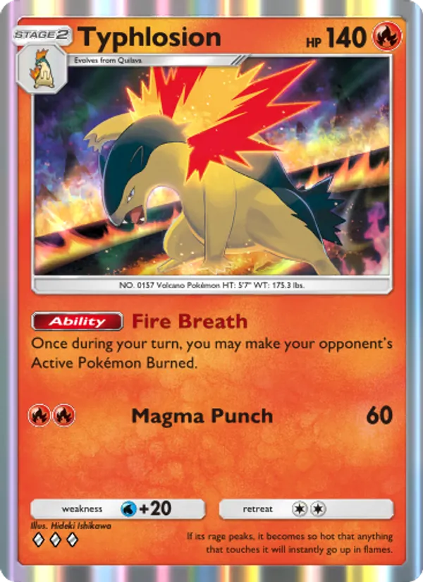029 Typhlosion – Wisdom of Sea and Sky
