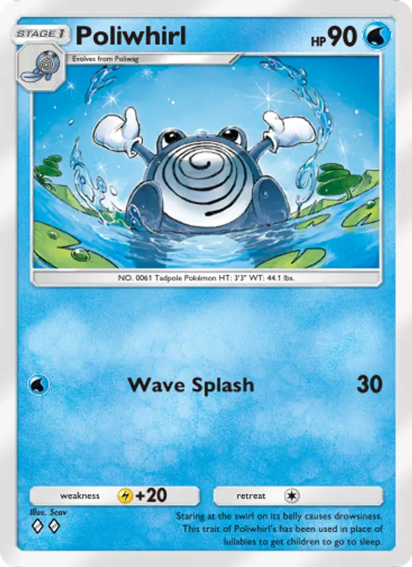 039 Poliwhirl – Wisdom of Sea and Sky