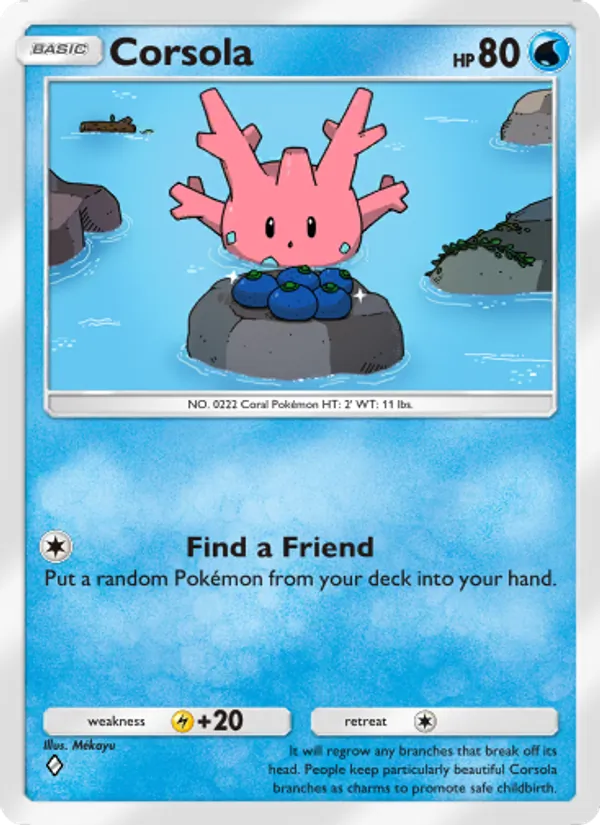 054 Corsola – Wisdom of Sea and Sky