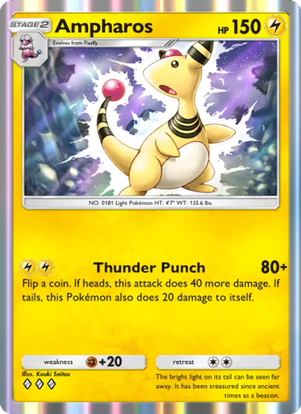 069 Ampharos – Wisdom of Sea and Sky